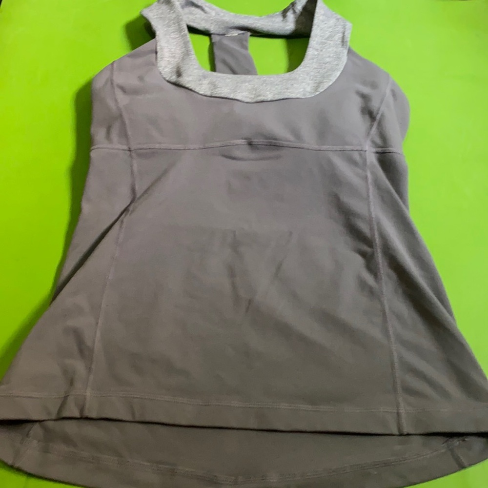 You lemon scoopneck tank
